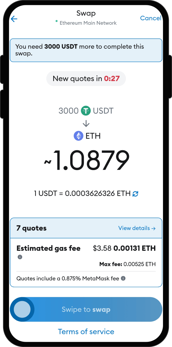 Swap Your USDT for Boost2